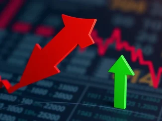 Charts depicting significant Bitcoin ETF outflows contrasting with minor BlackRock IBIT inflows, reflecting current crypto market sentiment.