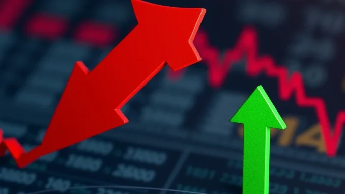Bitcoin ETF Outflows: Alarming $250 Million Exodus Hits Spot Funds Charts depicting significant Bitcoin ETF outflows contrasting with minor BlackRock IBIT inflows, reflecting current crypto market sentiment.