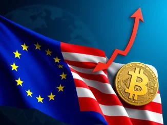 Bitcoin news: Visualizing the positive impact of the US-EU tariff deal on global financial markets and Bitcoin's rally.