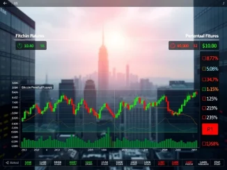 Chart displaying the BTC perpetual futures long/short ratio across major exchanges, indicating Bitcoin futures market sentiment.