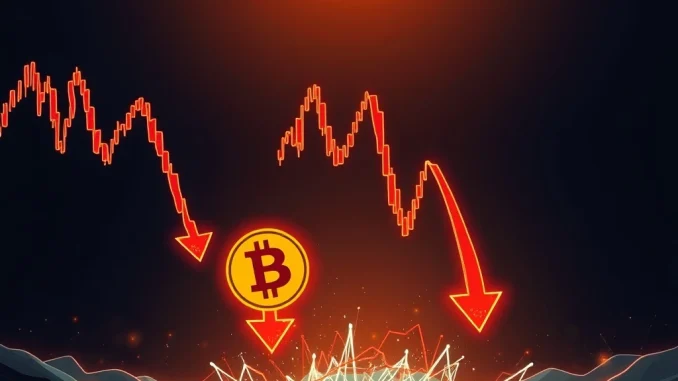 Chart showing significant Bitcoin liquidations and short positions dominating the market, indicating a major shift in perpetual futures.