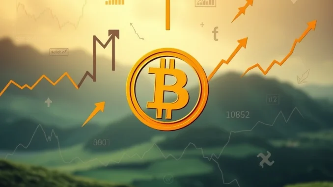 A visual representation of Bitcoin price analysis, showing charts and indicators influencing the crypto market.