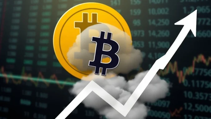 A chart showing a sharp decline in Bitcoin price, indicating a significant BTC drop below $116,000.