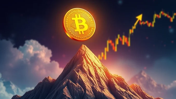 Bitcoin price reaching $113,000, symbolizing a significant BTC trading milestone in the digital currency market.