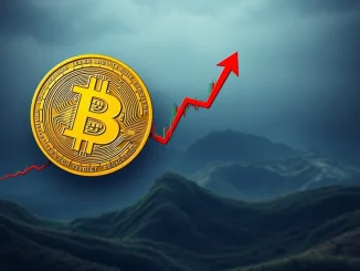 A bullish Bitcoin chart showing an inverse head and shoulders pattern, signaling a potential surge towards a $144,000 target.