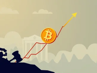 Chart showing a potential Bitcoin rally, influenced by the Federal Reserve's next chair and interest rate decisions.