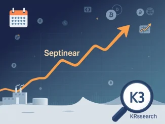 Bitcoin chart showing a dip in September, signaling a potential buying opportunity as analyzed by K33 Research.