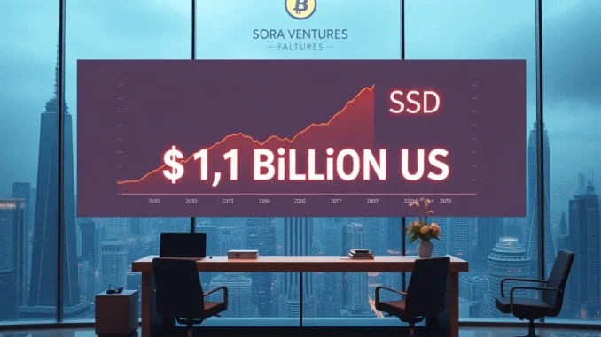 Sora Ventures' ambitious plan to invest $1B into a Bitcoin treasury fund, signaling strong institutional confidence in BTC.