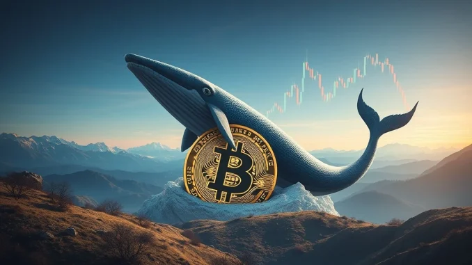 Illustration of a massive Bitcoin withdrawal from crypto exchanges, symbolizing significant BTC movement and its impact on the Bitcoin market.