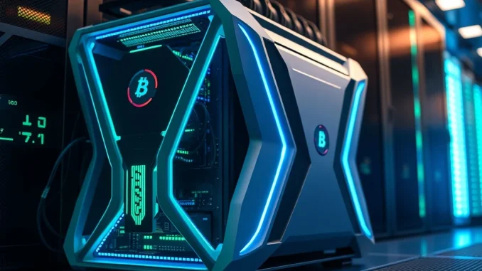 Bitdeer SEALMINER A3, a next-gen Bitcoin mining hardware, symbolizing advanced crypto mining technology and energy-efficient operations.