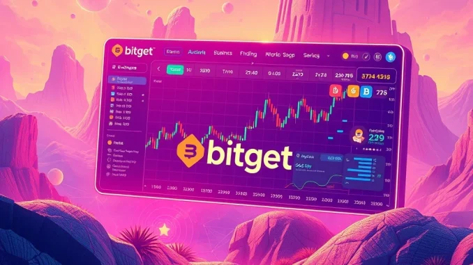 Bitget's platform showcasing the new Alliance Games COA listing, symbolizing its expansion into the blockchain gaming market via spot trading.