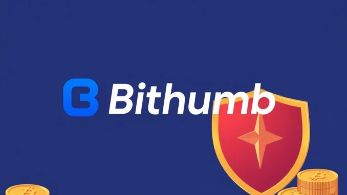 Visual representation of Bithumb compensation, showing user relief after emergency maintenance disruption.