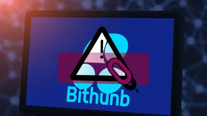 Bithumb's announcement of POL suspension, highlighting temporary network issues affecting Polygon Ecosystem Token transactions.