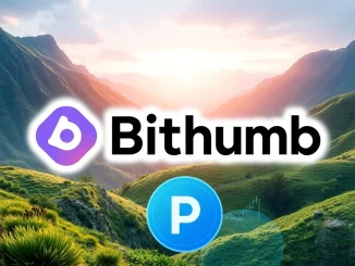 Bithumb exchange platform displaying the Pump.fun (PUMP) listing, signaling new South Korean crypto trading opportunities.