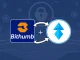 Bithumb XTZ suspension notice for a critical Tezos network upgrade, ensuring secure transactions.