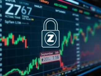 A digital padlock symbolizing the Bithumb ZETA suspension of deposits and withdrawals, effective September 16.