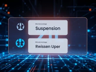 Bithumb ZIL suspension announcement on a digital screen, indicating a crucial Zilliqa network upgrade for enhanced performance.