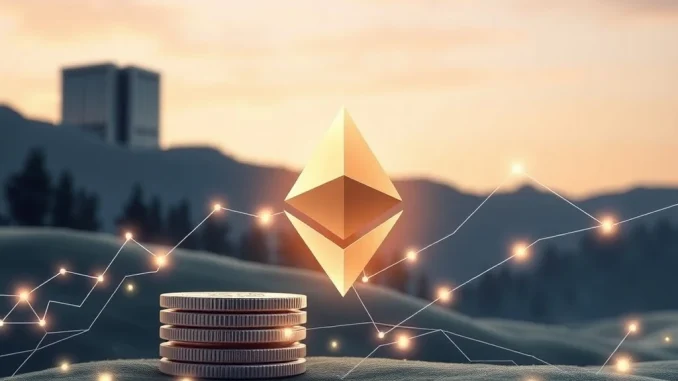 An illustration representing Bitmine Immersion's significant Ethereum acquisition, symbolizing a strategic long-term crypto investment.