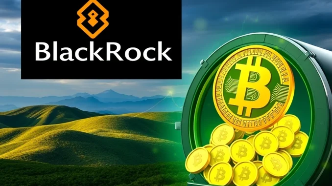 A visual representation of BlackRock IBIT's monumental growth in Bitcoin holdings, surpassing 750,000 BTC.