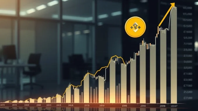 BNB Holdings Soar: CEA Industry Adds Explosive $26M to Crypto Treasury Chart showing a significant increase in CEA Industry's BNB holdings, symbolizing their growing corporate crypto investment strategy.