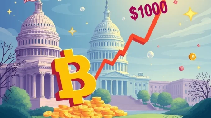 Changpeng Zhao discussing the BNB price surge past $1000, highlighting market dynamics and the coin's remarkable growth.