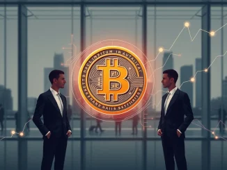 Visual representation of the new BNB yield fund, showing growth and institutional participation in crypto investment.