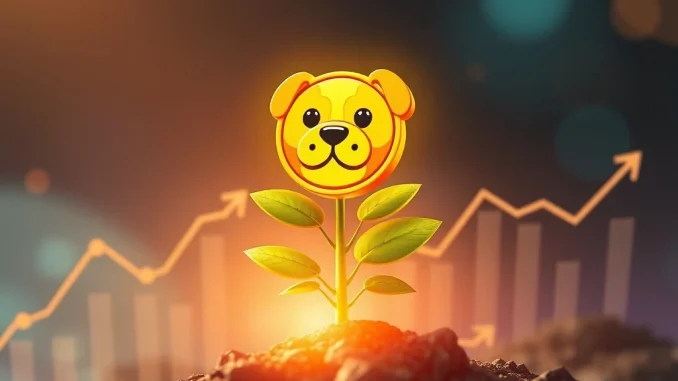 A visual representation of BONK buybacks fostering sustainable memecoin growth within the crypto ecosystem.