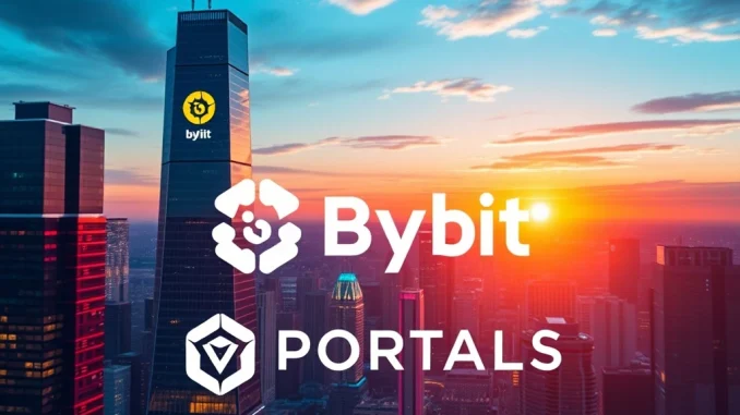 Bybit PORTALS Listing: An Exciting New Opportunity for Traders A visual representation of the Bybit PORTALS listing announcement, symbolizing new trading opportunities on the Bybit exchange.