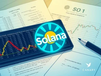 Canary's updated S-1 filing for a Spot SOL ETF, symbolizing a pivotal moment for Solana investment in regulated markets.