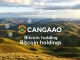 A visual representation of **Cangao Bitcoin holdings** increasing, symbolizing growth in corporate crypto assets.