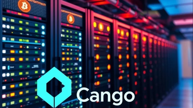 Visual representation of Cango's impressive Q2 Bitcoin mining success, showcasing their significant crypto revenue contribution.