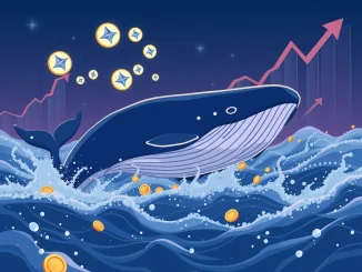 Visualizing significant Cardano ADA whale sales impacting the cryptocurrency market.