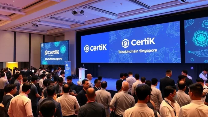 CertiK Token2049: Unveiling Future **Blockchain Security** at Singapore's Premier Event CertiK executives at **Token2049 Singapore** discussing **blockchain security** innovations and industry collaborations.
