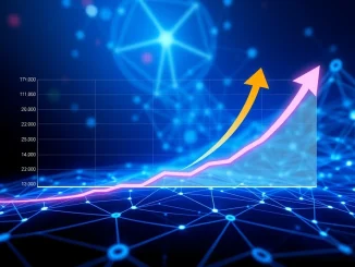 Chainlink (LINK) price chart showing a potential breakout from a long-term falling wedge pattern, signaling a bullish rally.