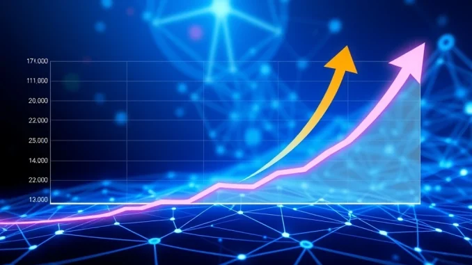 Chainlink (LINK) price chart showing a potential breakout from a long-term falling wedge pattern, signaling a bullish rally.