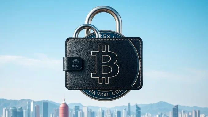 An illustration depicting Cheongju City's pioneering move to directly sell seized crypto assets from tax delinquents in South Korea.
