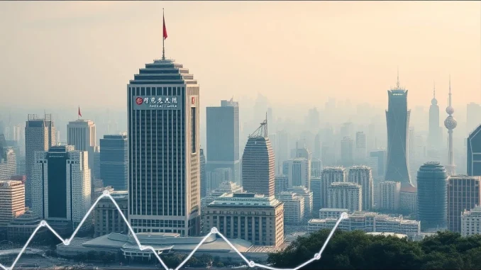 Visualizing the **China interest rates** decision by the PBOC, symbolizing economic stability and cautious policy-making in Beijing.