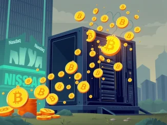 Cipher Mining's August Bitcoin production success, symbolized by a growing stack of digital BTC coins.