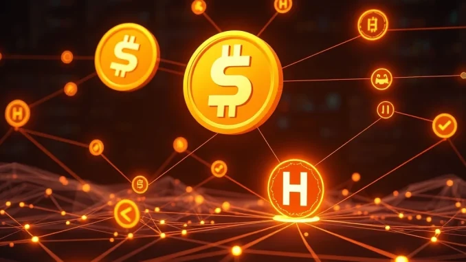 A visual representation of a significant Circle USDC transaction involving the HYPE token on the HyperEVM network, highlighting integration.