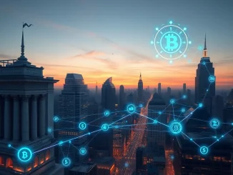 A visual representation of how Citibank views crypto payments and AI transforming the global financial landscape.