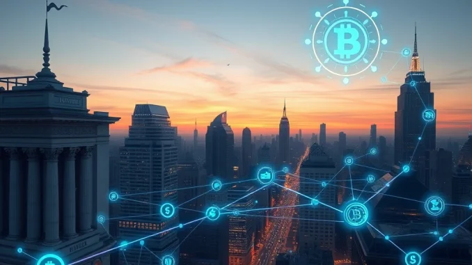 A visual representation of how Citibank views crypto payments and AI transforming the global financial landscape.