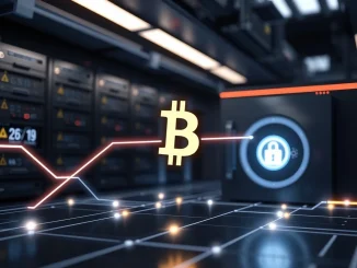 CleanSpark's strategic $100M Bitcoin credit line secured with BTC collateral, symbolizing financial growth and stability.