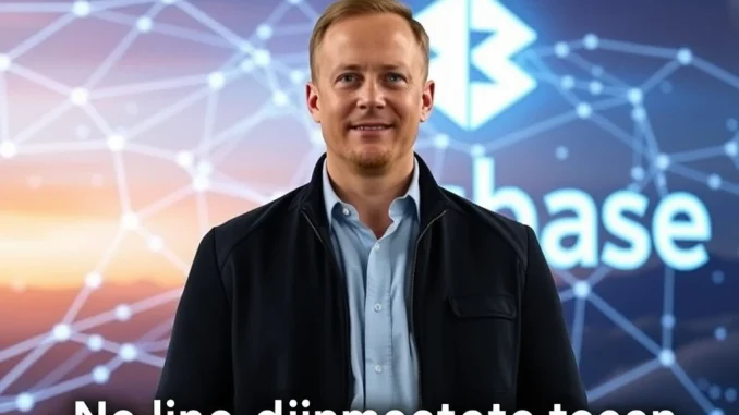 Coinbase CEO Brian Armstrong discussing the strategic direction for the Coinbase Base Layer 2 network and the current absence of Base token plans.