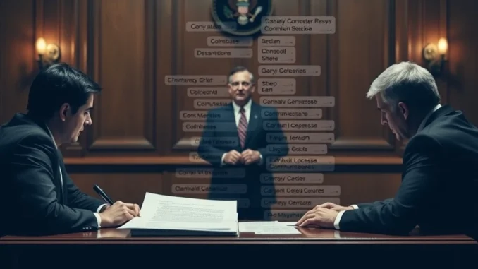 Urgent: Coinbase Demands Recovery of Deleted Gary Gensler Texts in Escalating SEC Battle Coinbase's legal team challenging the SEC over deleted Gary Gensler texts, symbolizing the ongoing Coinbase SEC lawsuit and fight for regulatory transparency.