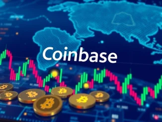 Coinbase SUI futures trading platform showing digital charts and the SUI logo, representing the upcoming derivatives launch.