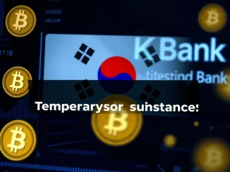 A visual representation of Coinone KRW deposits and withdrawals being temporarily paused due to bank system maintenance, indicating a brief service disruption.