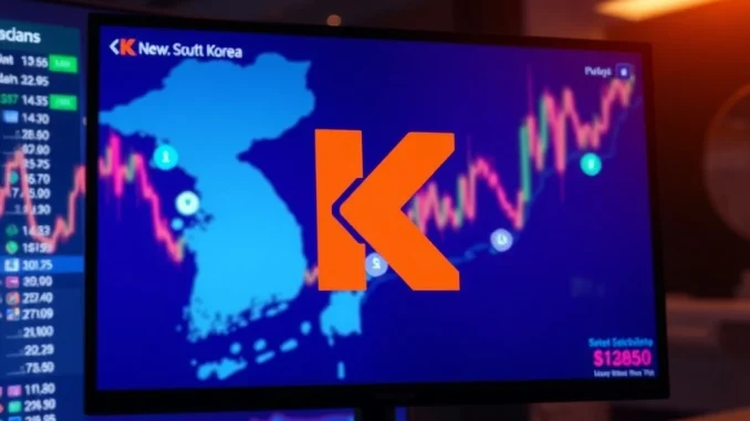A digital interface showing the Coinone listing of Sidekick K, highlighting KRW trading on a South Korean crypto exchange.