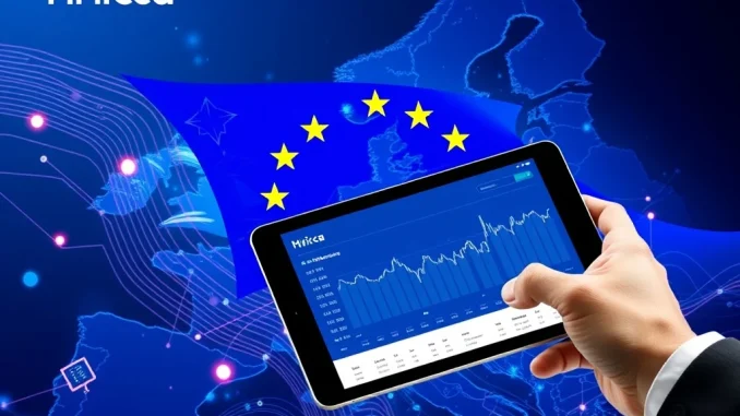 A groundbreaking moment for CoinShares and EU crypto regulation, showcasing the impact of the new MiCA license on cross-border crypto portfolio management.