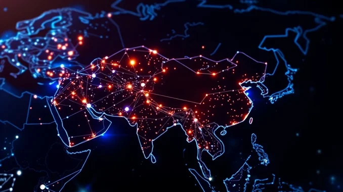 Conflux blockchain platform connecting Belt and Road Initiative countries for strategic cross-border trade.