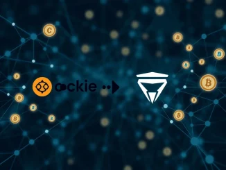 Visualizing the partnership between Cookie DAO and Tria for their $650K ACM campaign, highlighting crypto payment rewards.
